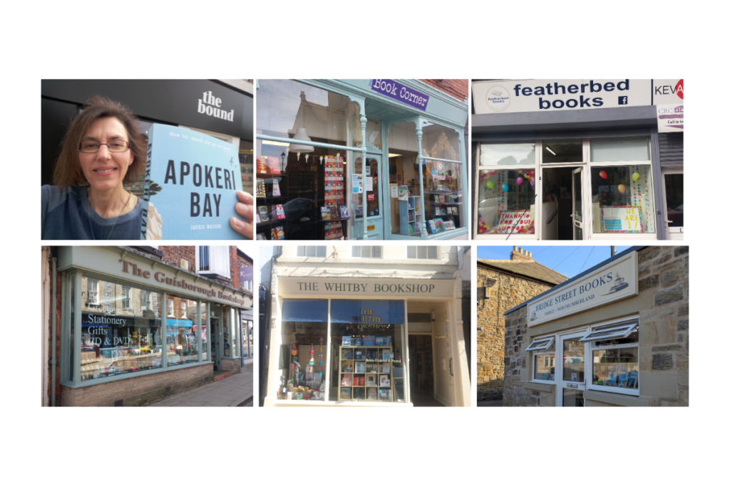 Independent bookshops stocking The Apokeri Bay Series
